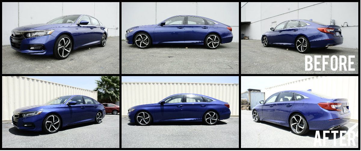 Megan Racing Lowering Springs Front & Rear for Honda Accord 2018-2022 -36mm/-32mm Powder-Coated MR-LS-HA18