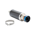 Megan Racing Muffler Universal for 2006 Audi A4 Quattro - Carbon Fiber, Titanium Tip, 4" Burnt MR-MU-MSPEC2