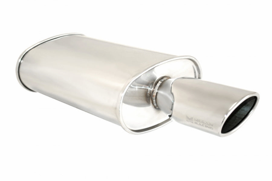 Megan Racing Universal Exhaust O ST Muffler (Single Oval Tip) - MR-MU-OST