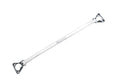 Megan Racing Front Upper Strut Bar for Mazda 3 2019+ - Polished Aluminum, Powder Coated Steel Base, 1-Year Warranty MR-SB-MM319FU-1P