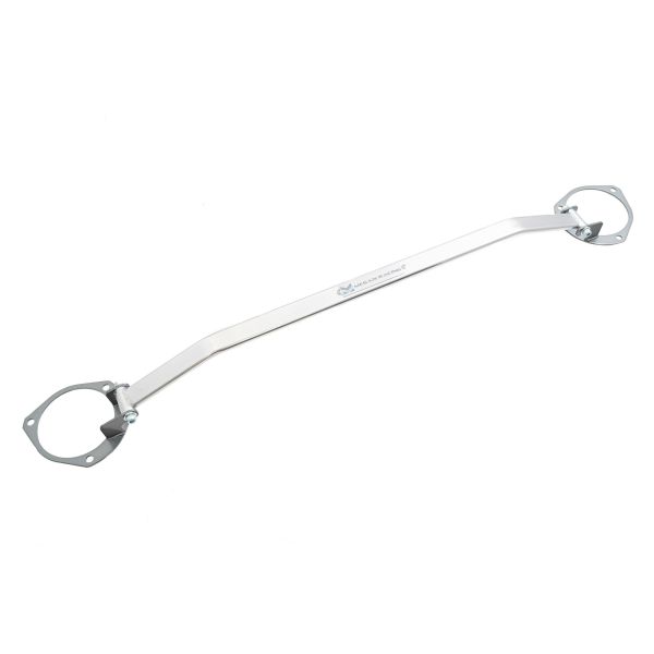 Megan Racing Strut Bar Front Upper for Subaru WRX/STI 2015-2021 Race-Spec V2 Powder Coated Polished Aluminum 1-Year Warranty MR-SB-SI15FU-1P-V2
