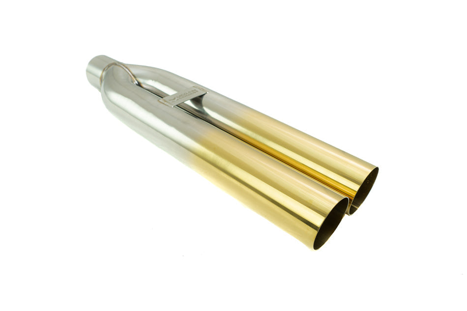 Megan Racing Universal 3" VIP Exhaust Tip - Blast Pipe Style Gold