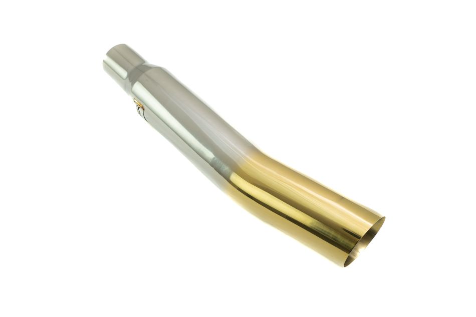 Megan Racing Universal 3" to 4" VIP Exhaust Tips Single Gold Tip - MR-UT-S4GD