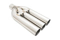 Megan Racing Muffler Delete Triple 3" Straight Tips for Universal - MR-UT-TR3