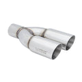 Megan Racing Stainless Twin Roll 3" Tips - Driver Side for Universal 15×9.5×5.5
