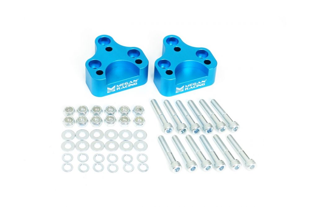 Megan Racing Roll Center Adjuster Front for 2006+ Volkswagen Golf MK5/6/7 40mm Offset 3~4° Camber Wider Track Aluminum Warranty MRS-AU-0150-T2-I