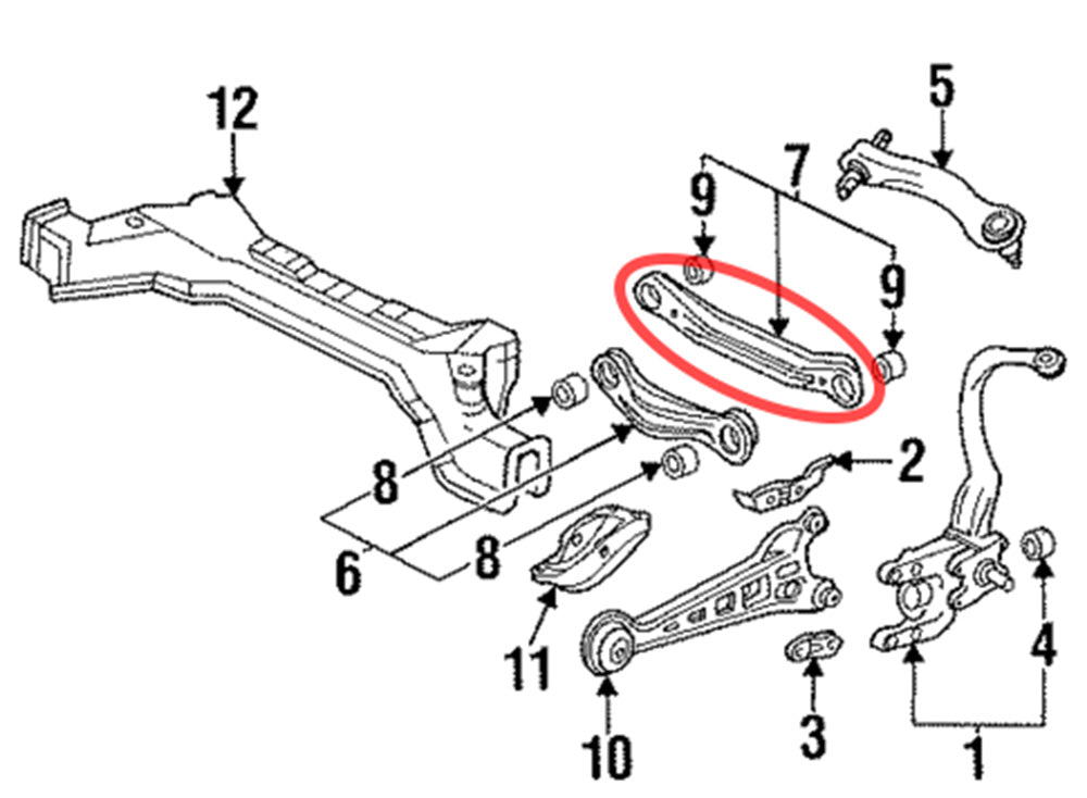 Megan Racing Rear Lower Links for 1990-1997 Honda Accord - Lightweight Steel Alloy, Adjustable, 2 Pieces – MRS-HA-0120