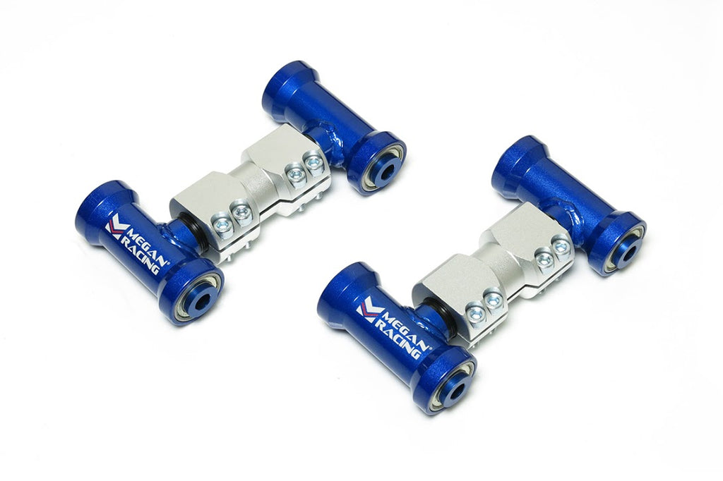 Megan Racing Front Adjustable Upper Control Arms 2 Piece Set for 1990-1996 Nissan 300ZX R32 GTR Blue MRS-NS-0220