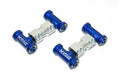 Megan Racing Front Adjustable Upper Control Arms 2 Piece Set for 1990-1996 Nissan 300ZX R32 GTR Blue MRS-NS-0220