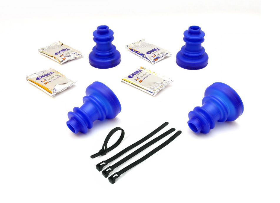 Megan Racing Silicone CV Boot Kit for Nissan 240SX 1989-1994 Small ID 15/16\" Large ID 3.25\" Height 4.5\" - MRS-NS-1790