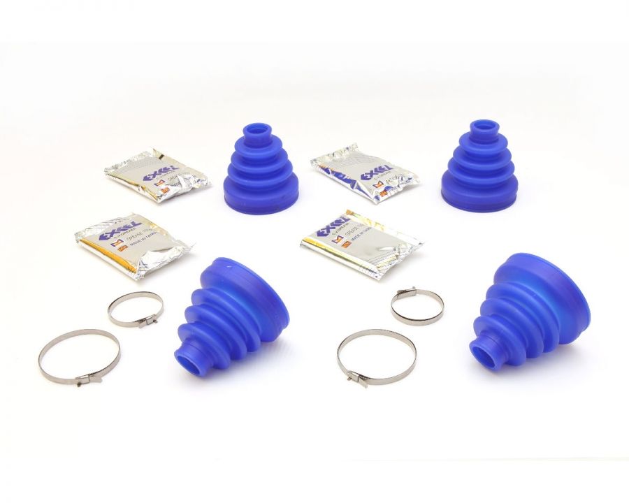 Megan Racing Silicone CV Boot Kit for 1995-1998 Nissan 240SX - Small ID 15/16" Large ID 3.25" Height 3.25" MRS-NS-1890