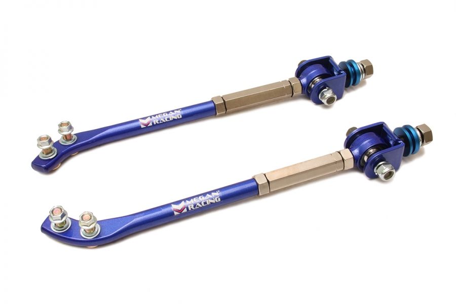 Megan Racing Tension Rod Pillow Ball - 1984-1987 Toyota AE86 High Strength Steel Alloy Metallic Blue Finish