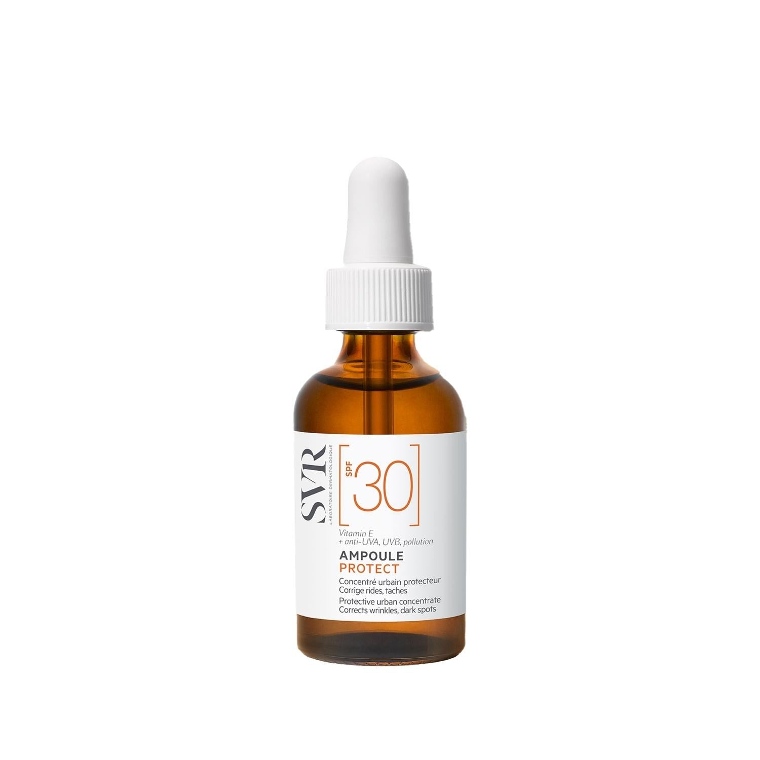 SVR Ampoule Protect Serum Spf30 - 30 ml Sunscreen Serum for UV Protection & Nourishment