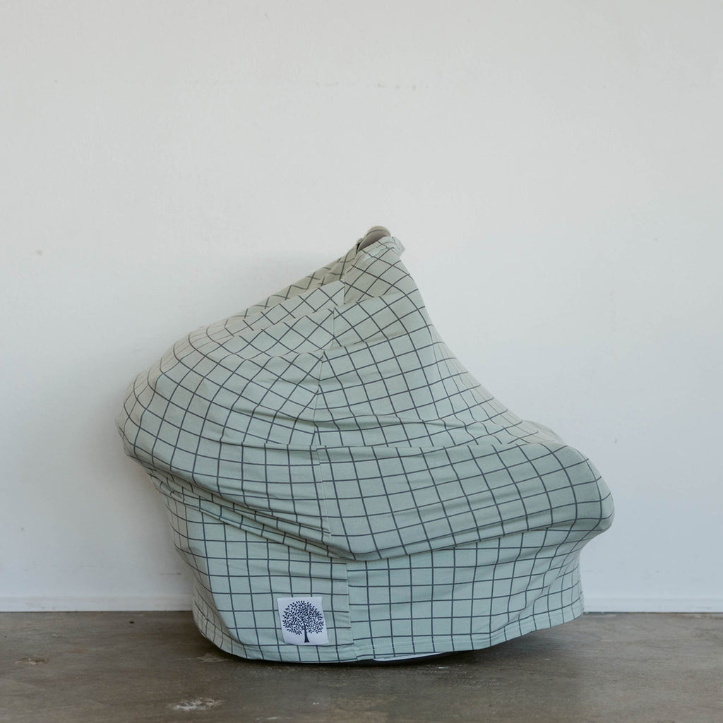 Multi - use Cover, Sage Windowpane - PhishStones Products