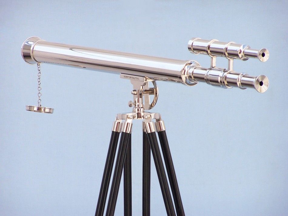 Floor Standing Chrome Griffith Astro Telescope 64""
