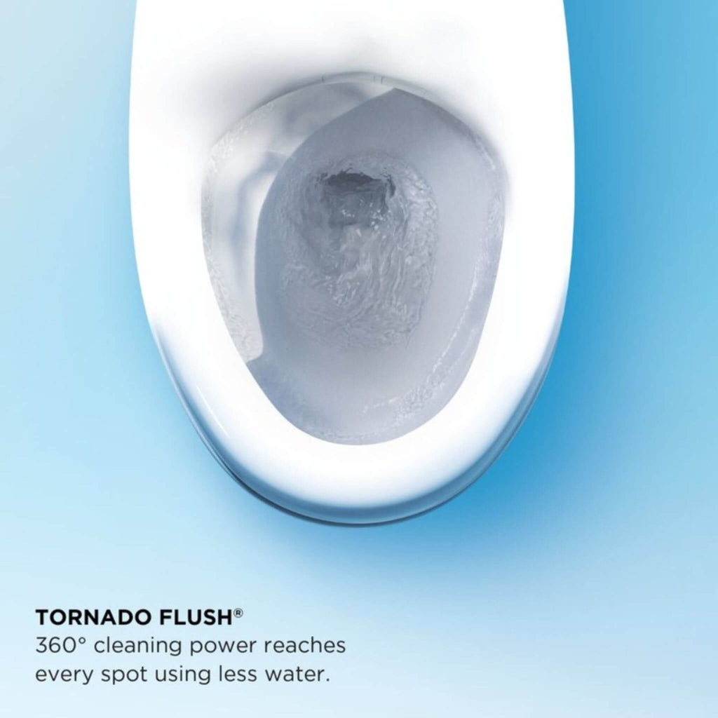 [MW4743074CUFG#01] TOTO Vespin II 1.0 GPF Elongated Toilet With C2 Bidet Seat And Left Hand Lever (SAK17351)