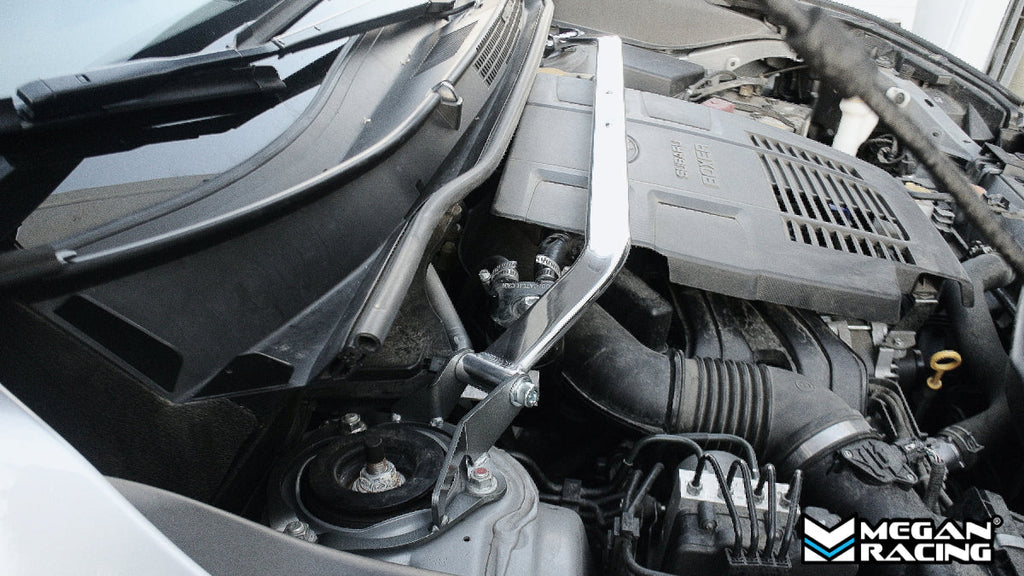 Megan Racing Race‑Spec Strut Bar Brace - 2019+ Subaru Forester MR‑SB‑SF19FU‑1P