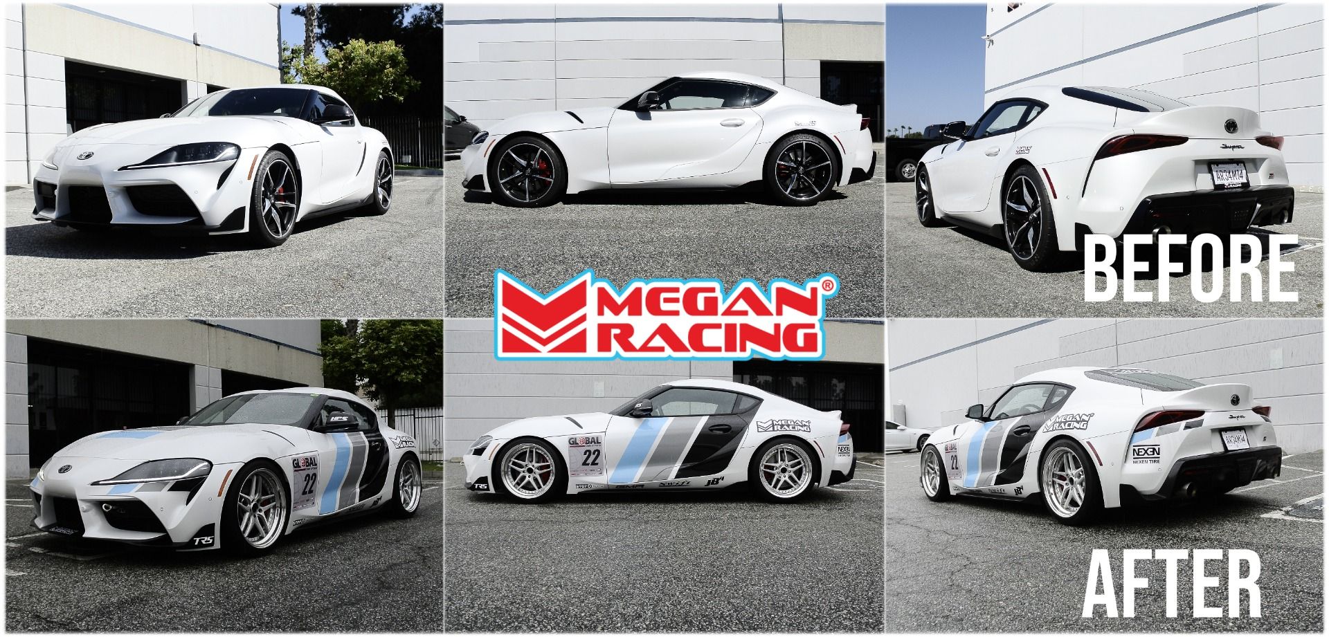 Megan Racing Lowering Springs for Toyota Supra 2020+ - FR 3.38 Rear 10.8 MR-LS-TSU20