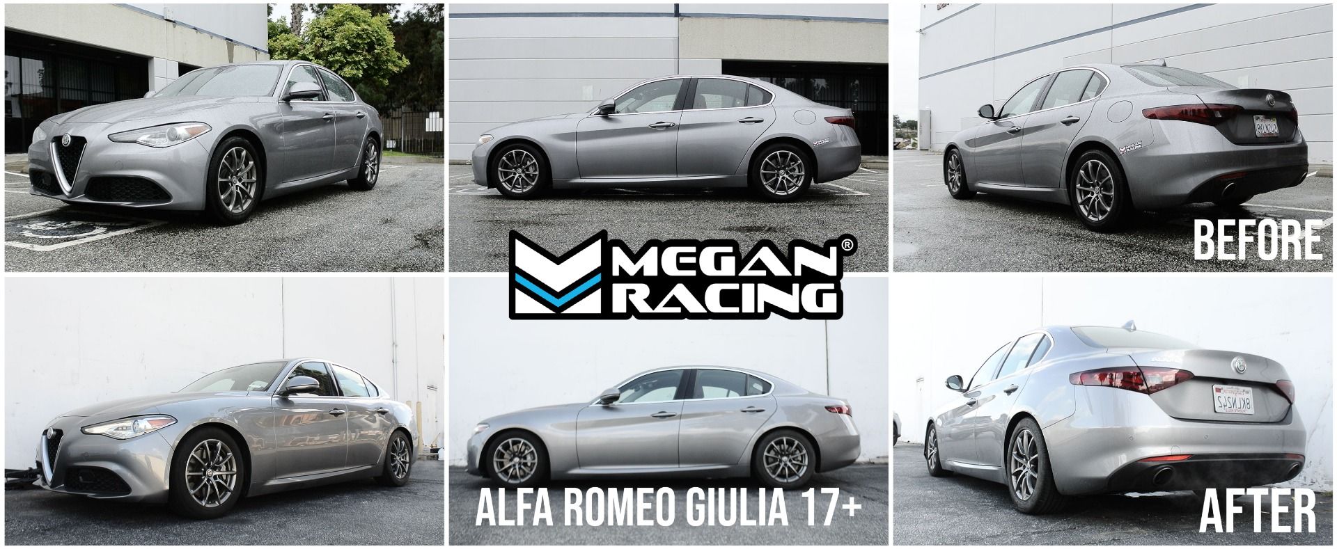 Megan Racing Lowering Springs for Alfa Romeo Giulia 2017+ (EXC Quadrifoglio) - MR-LS-ARG17