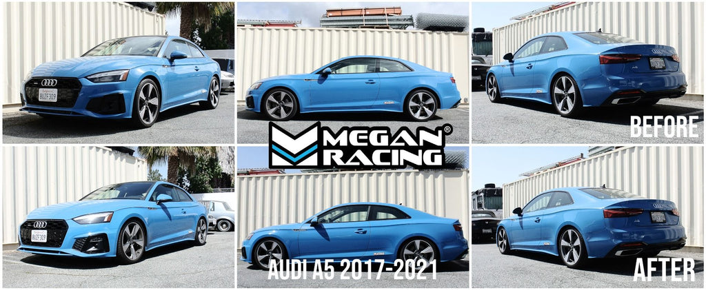 Megan Racing Coilover for 2017-2021 Audi A4/A5 Allroad Full Length Adjustable 48mm Front Strut - MR-CDK-AA517-48-EU