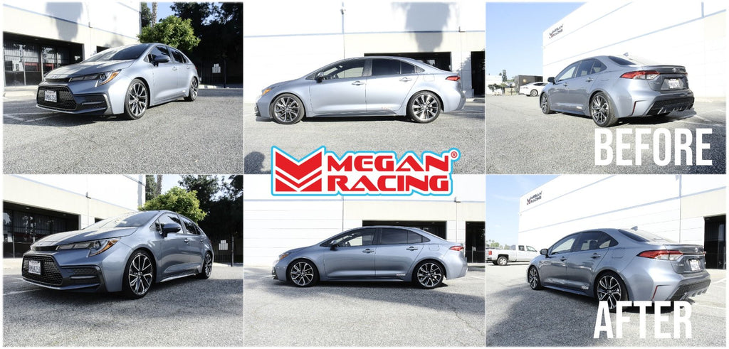 Megan Racing Coilovers for 2020+ Toyota Corolla Sedan Full Length Adjustable 15-way Damping Monotube MR-CDK-TCO20-EZII