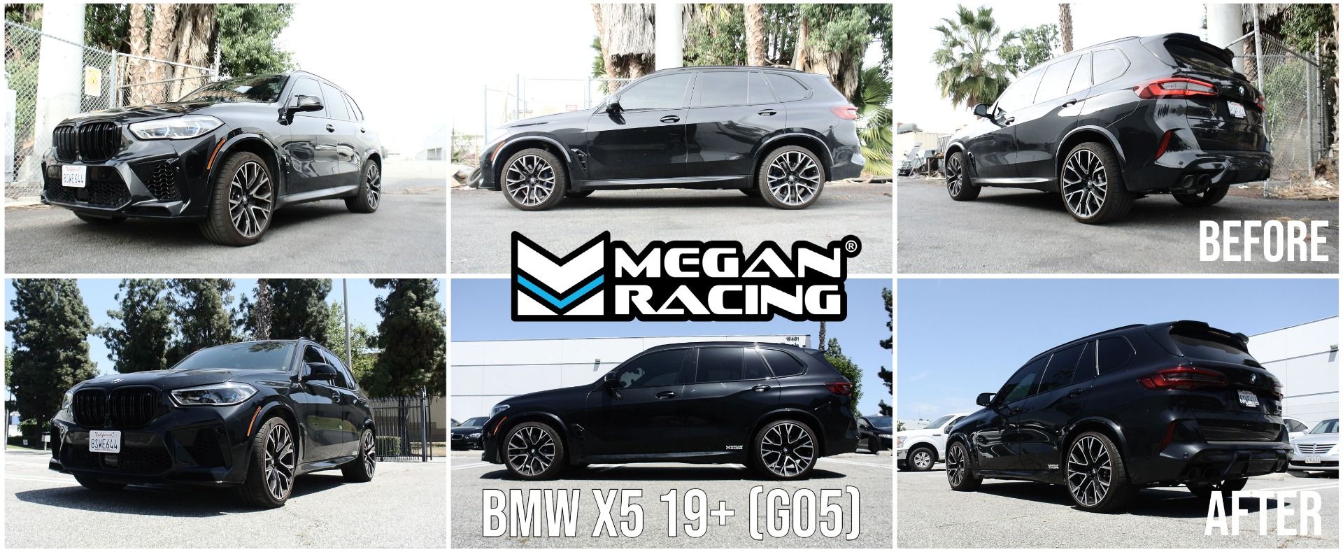Megan Racing Euro Series Coilover Self-Leveling for BMW X5M 2019+ / X6M 2019+ - 30-click Damping, 12kgf/mm Spring Rate MR-CDK-BG05X-EU