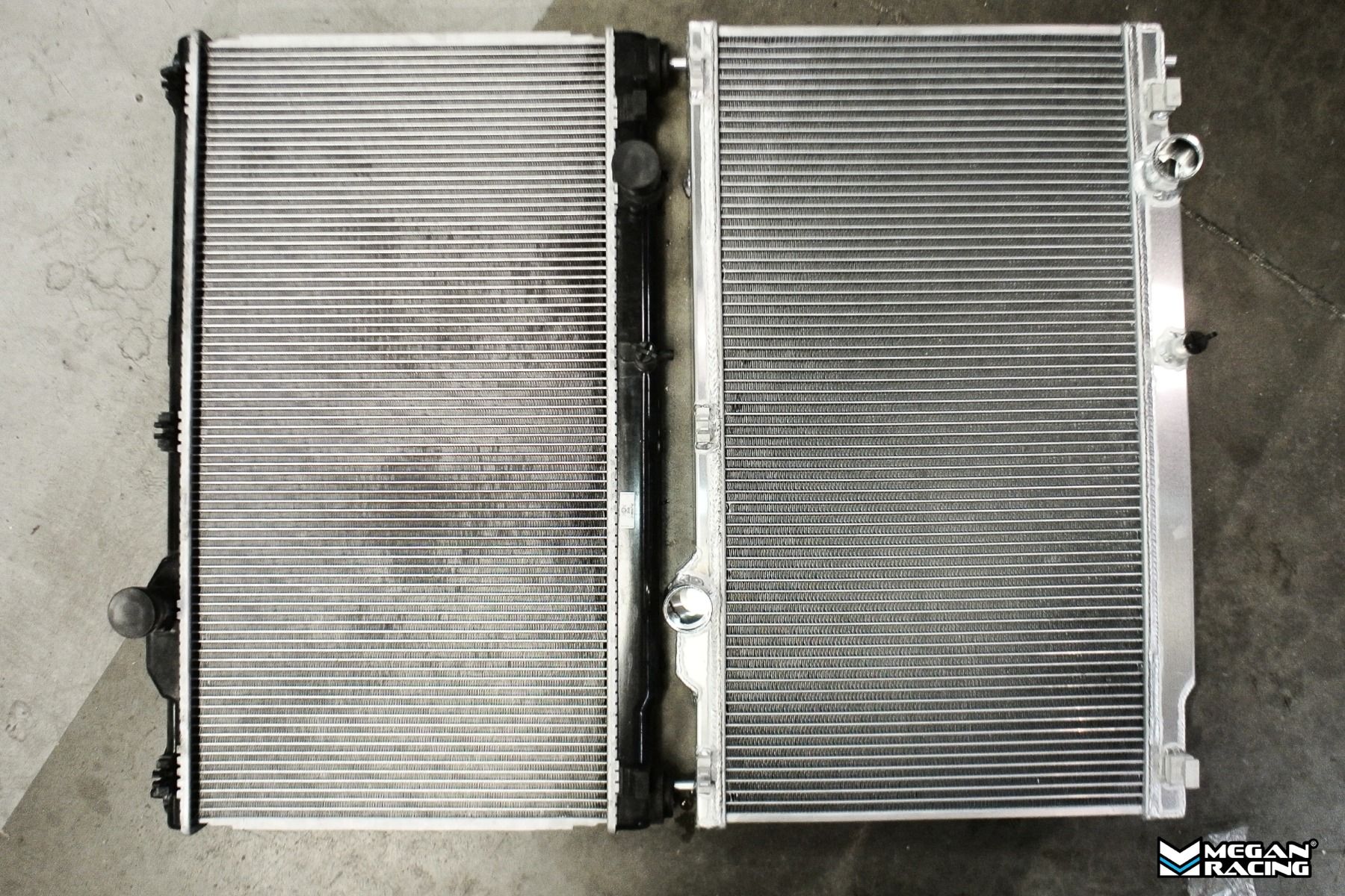 Megan Racing Radiator RWD for 2006-2013 Lexus IS250/IS350 All Aluminum 36mm Heat Exchanger MR-RT-LI06