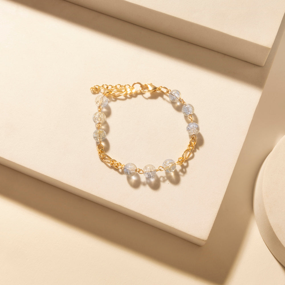 Myra Gulf Shell Stack Bracelet in Dune Gold - PhishStones Products