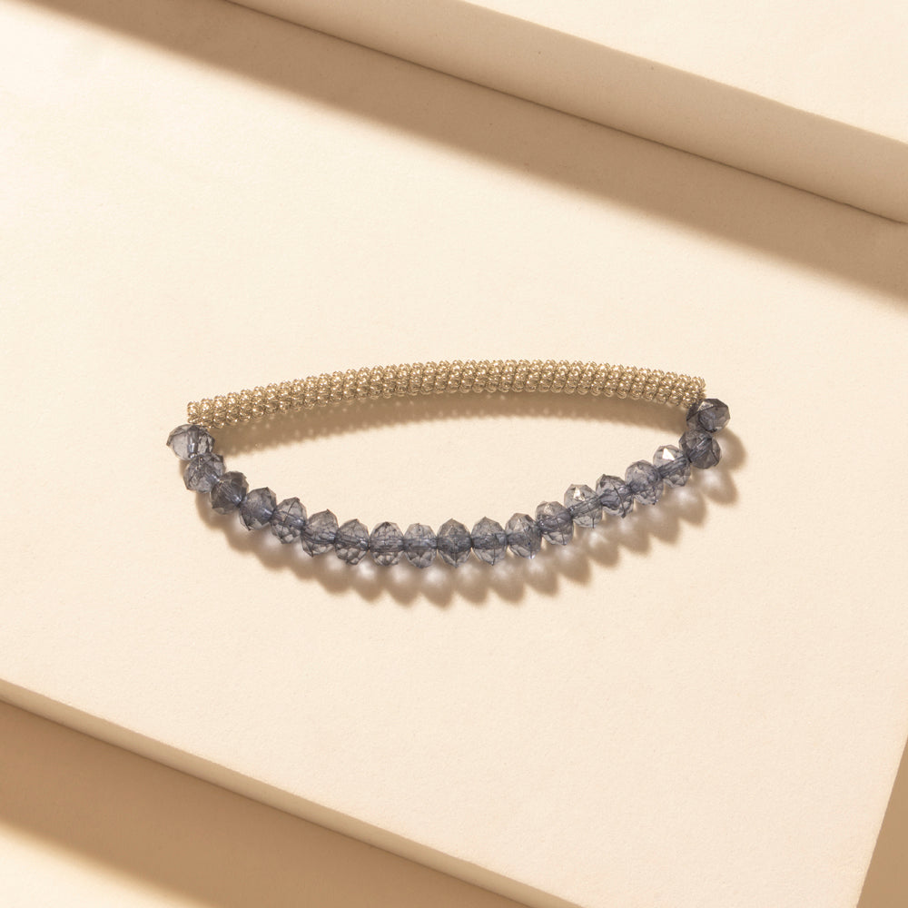 Myra Iron Moon Stack Bracelet in Blue Forge - PhishStones Products