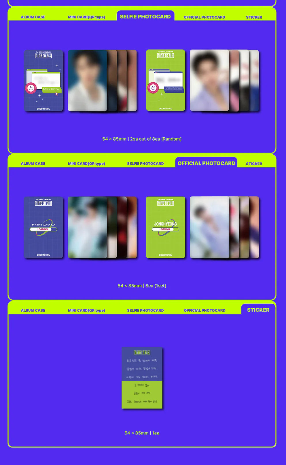 Nine To Six 1st Single Album - Good To You