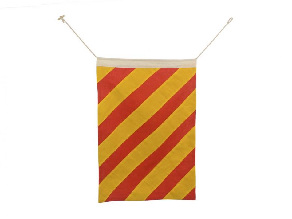 Letter Y Cloth Nautical Alphabet Flag Decoration 20""