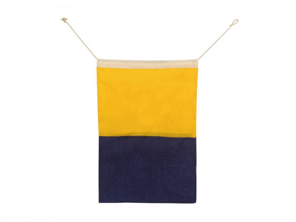 Set of 26 - Decorative Cloth Nautical Alphabet Flags 20""
