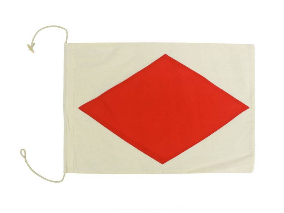 Set of 26 - Decorative Cloth Nautical Alphabet Flags 20""