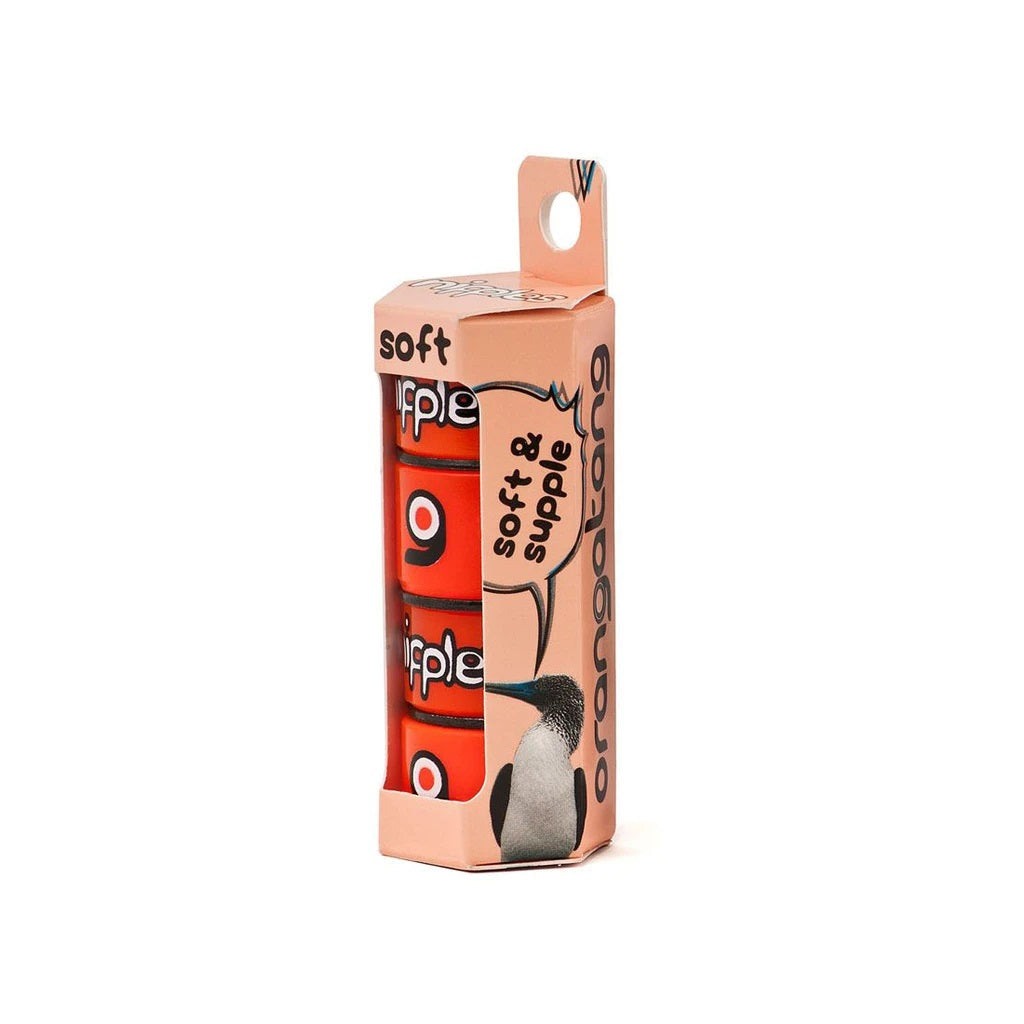 Orangatang Nipple Double Barrel Bushings Soft - Orange (Set)