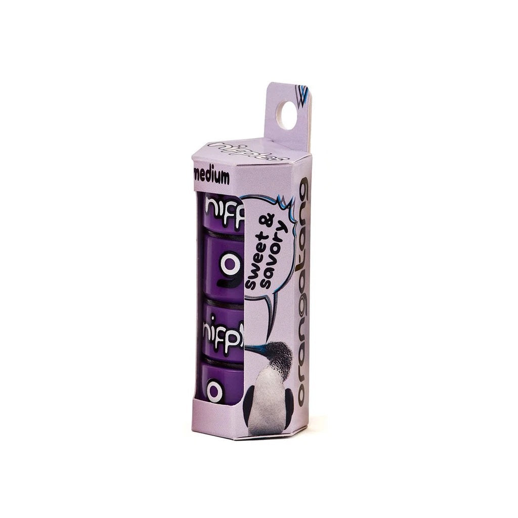 Orangatang Nipple Double Barrel Bushings Medium - Purple (Set)