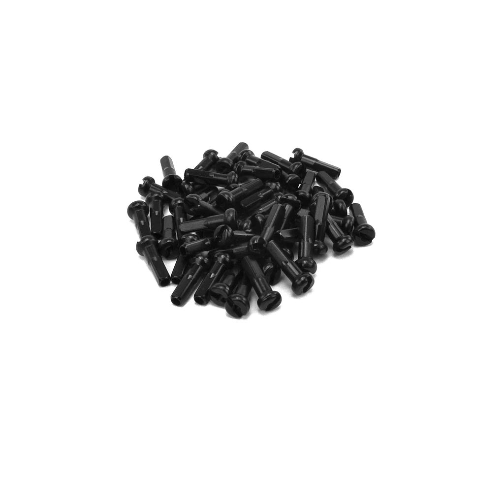 Mission BMX Aluminum Nipples 16mm - Black