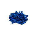 Mission BMX Aluminum Spoke Nipples 16mm - Blue