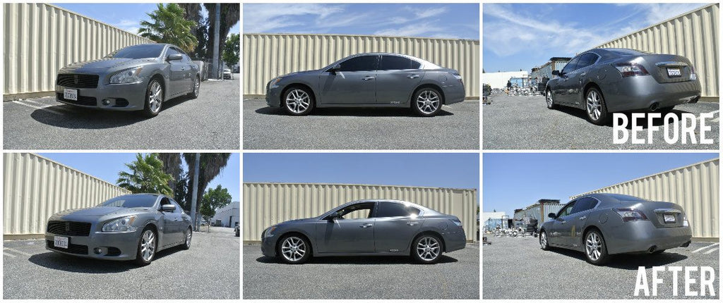 Megan Racing Lowering Springs (Front & Rear) for Nissan Maxima 2009-2014, Front Drop 27mm, Rear Drop 22mm MR-LS-NM09