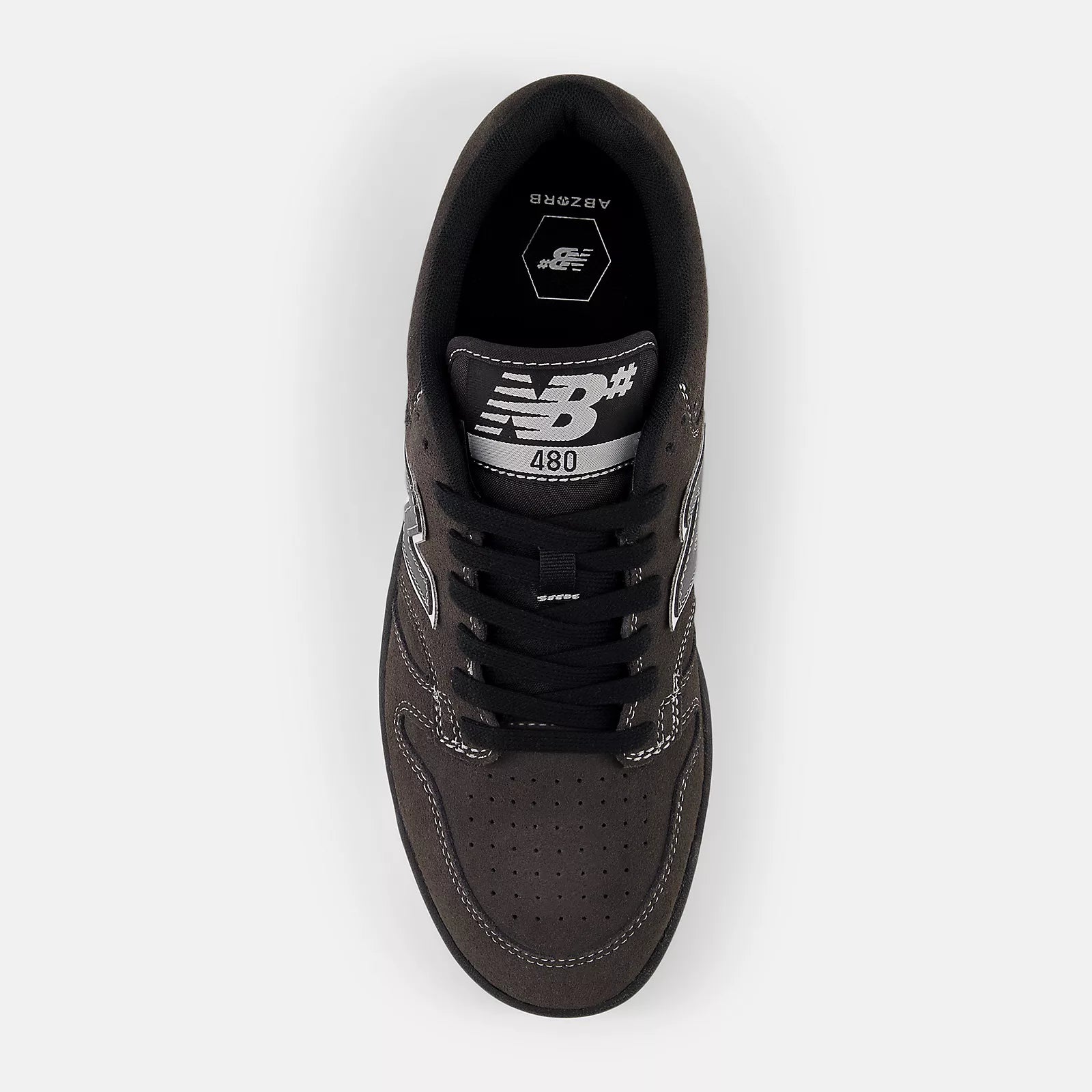 New Balance Shoes Numeric 480 - Black Cement/White