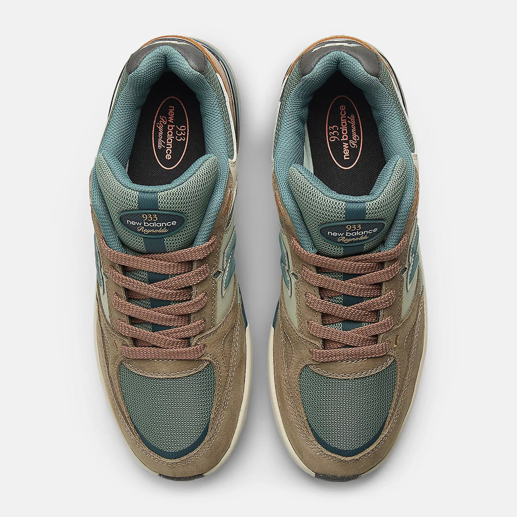 New Balance Shoes Numeric Andrew Reynolds 933 - Mushroom/New Spruce