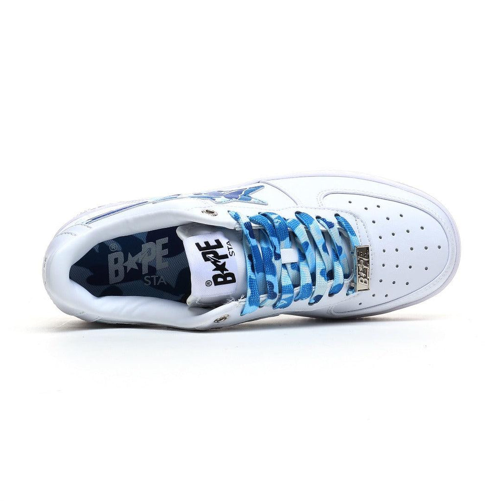 A Bathing Ape Bape Sta Low ABC 'Camo White Blue'