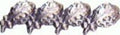 US Army Oak Leaf Cluster 5/16 Quad Silver Ribbon Device
