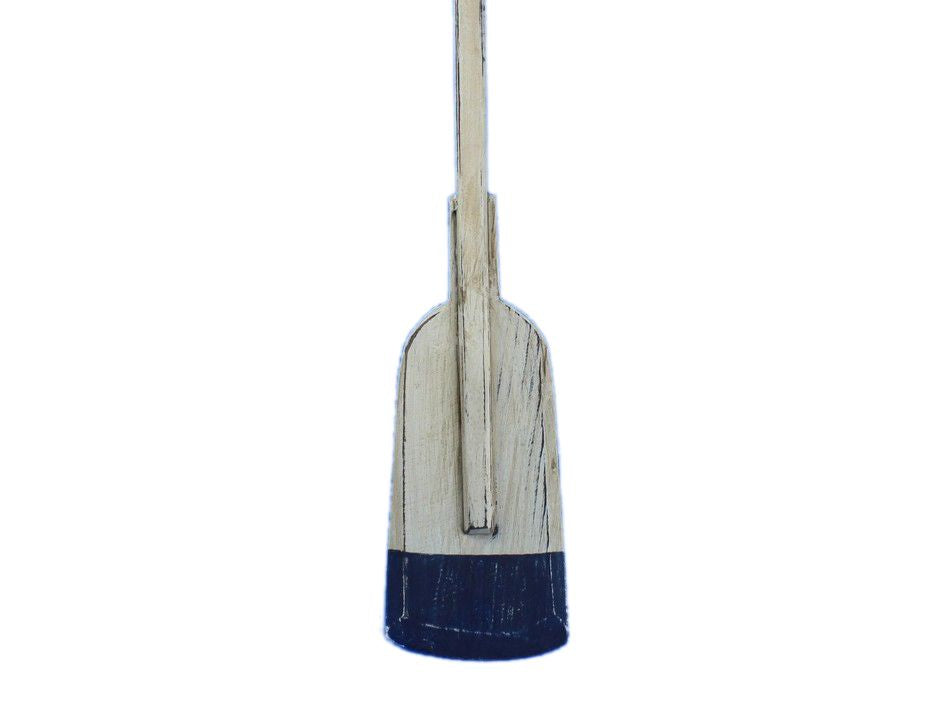 Wooden Rustic St. Lawrence Decorative Squared Rowing Boat Oar with Hooks 50""