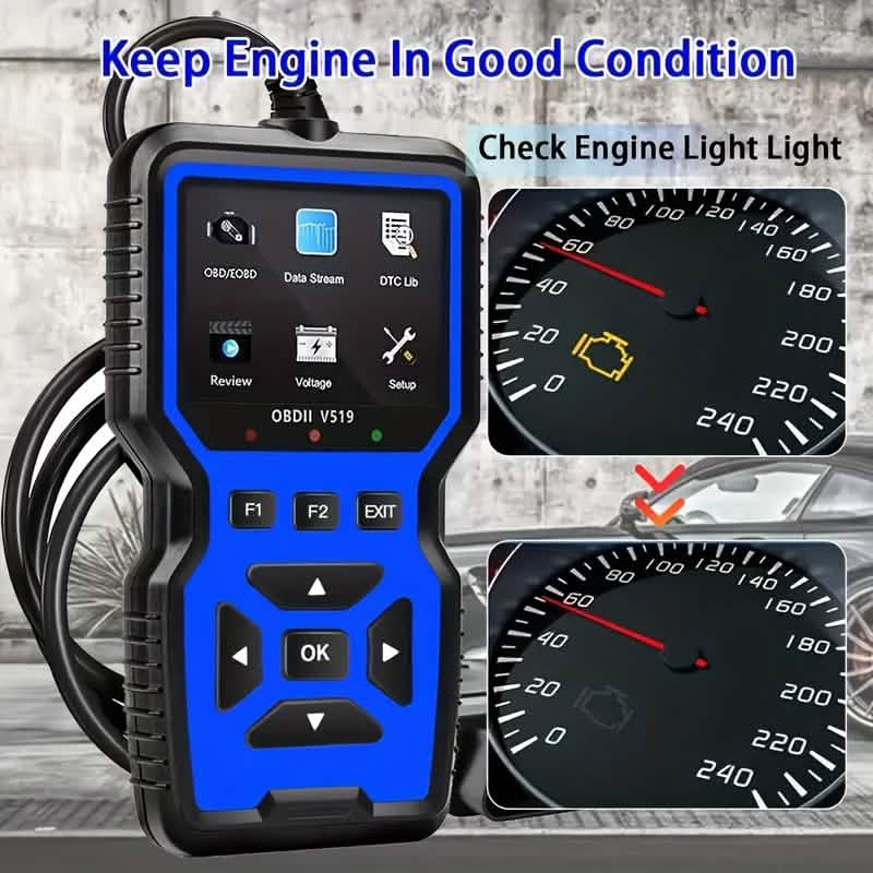 OBD2 Engine Diagnostic Tool – Universal Code Reader (Blue) - PhishStones Products