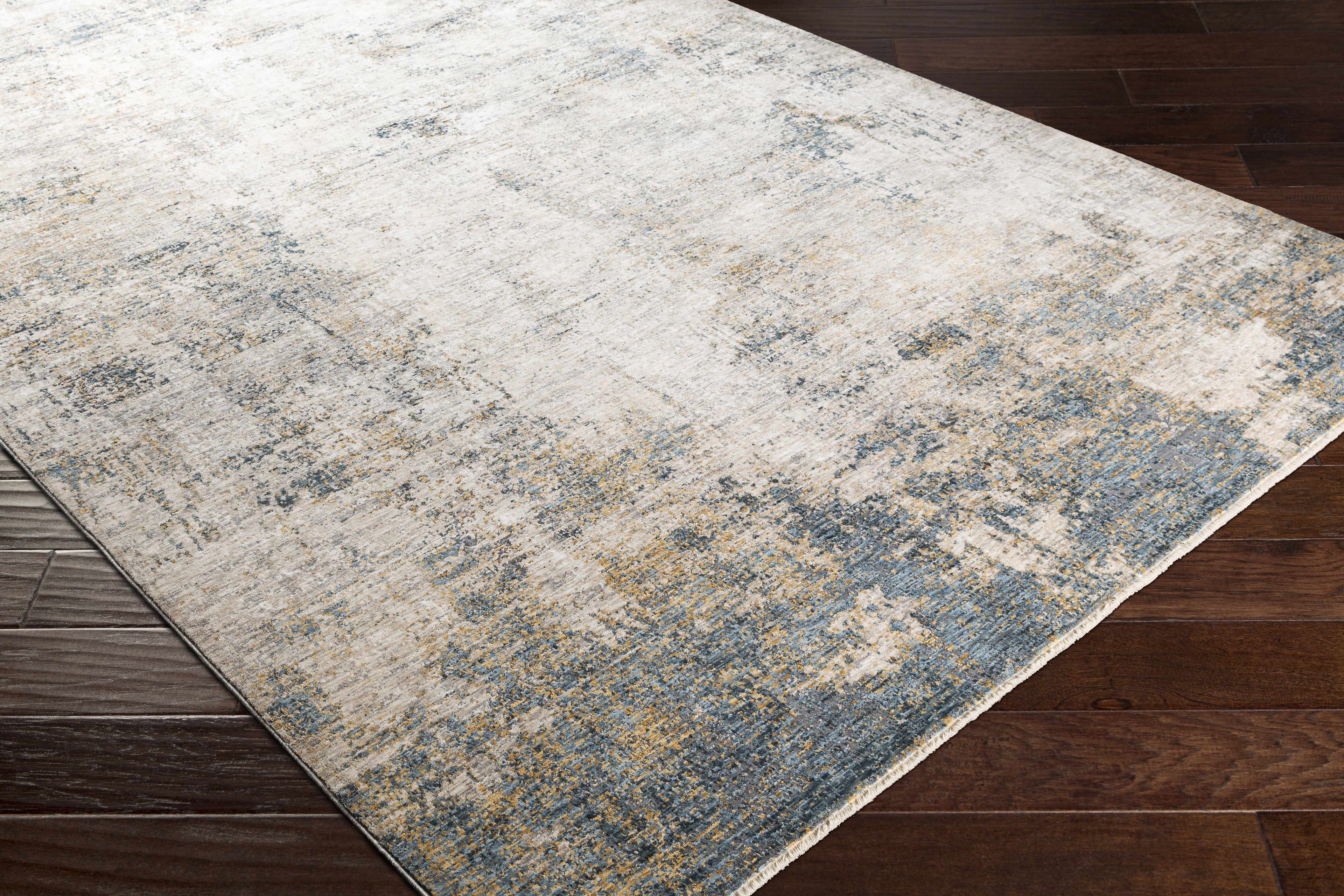 Odell Abstract Luxe Fringe Rug - Clearance