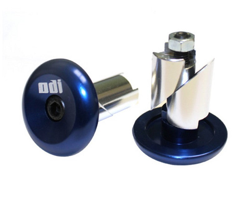 ODI Aluminum Bar End Plug - Blue