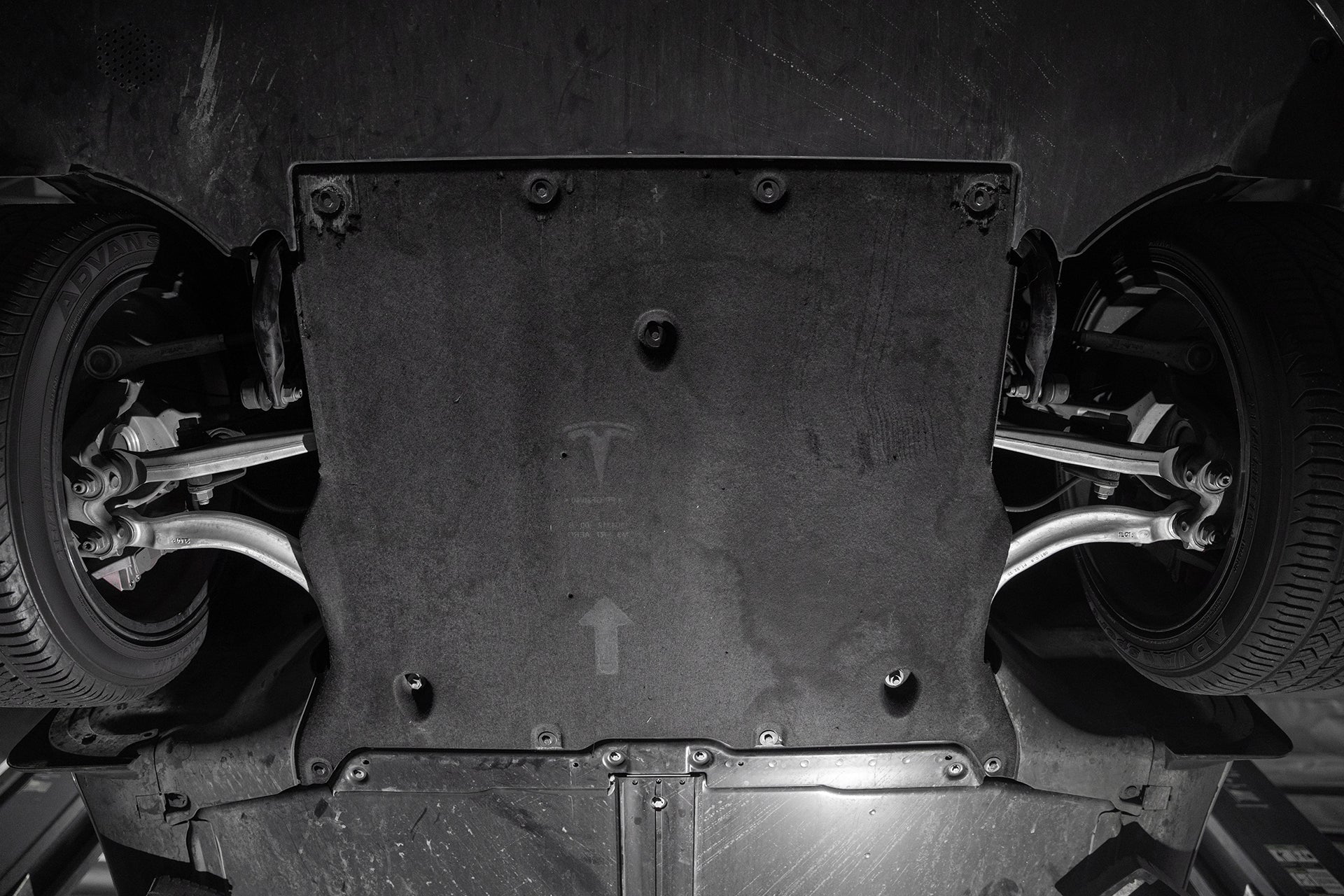 HPS Black Aluminum Skid Plate Undertray Protection Shield Tesla Model 3