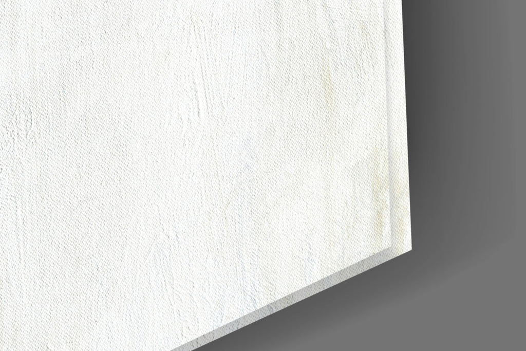 Turquoise Accent Neutral Drip Glass Wall Art