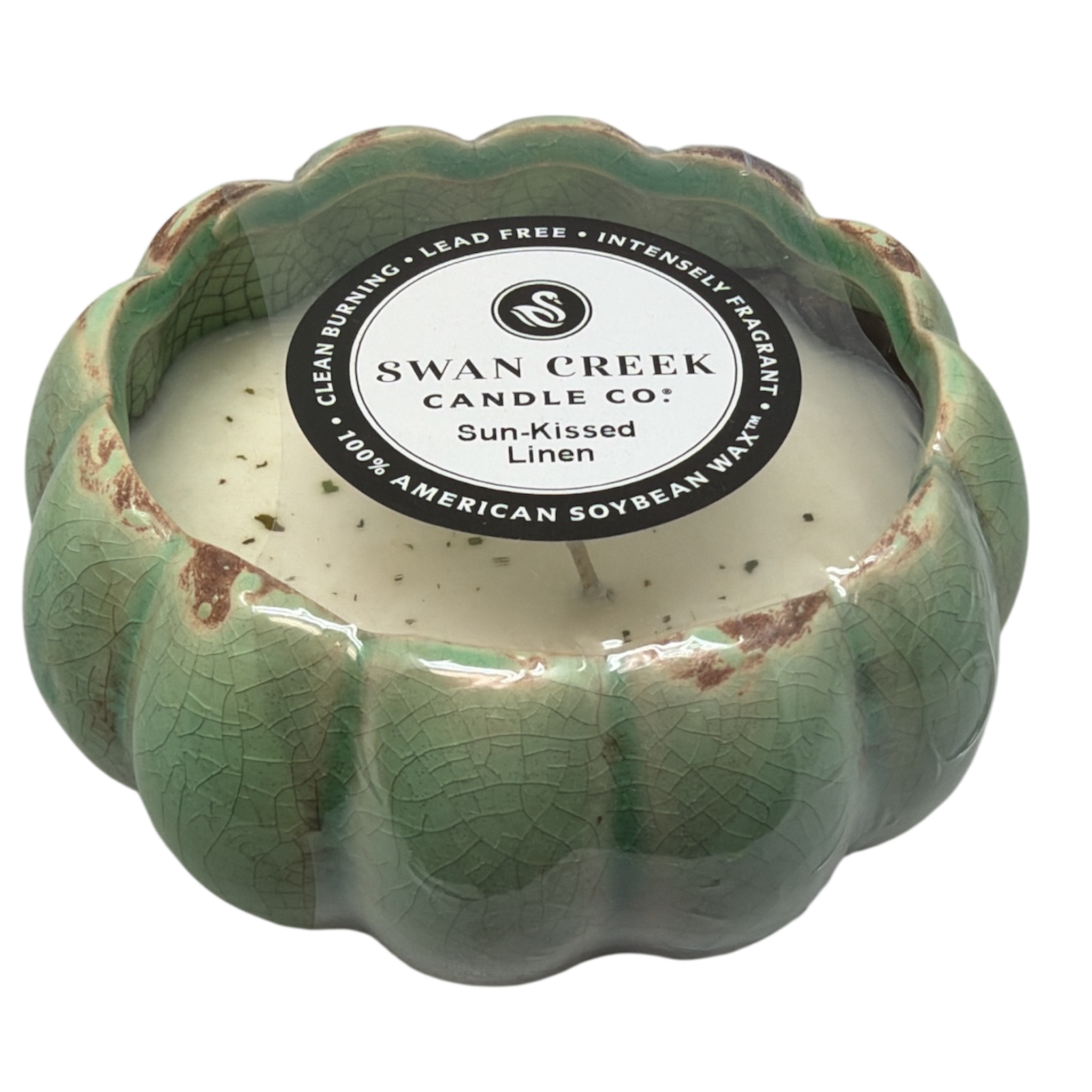 Small Petal Bowl  Soy Candle - Sun-Kissed Linen