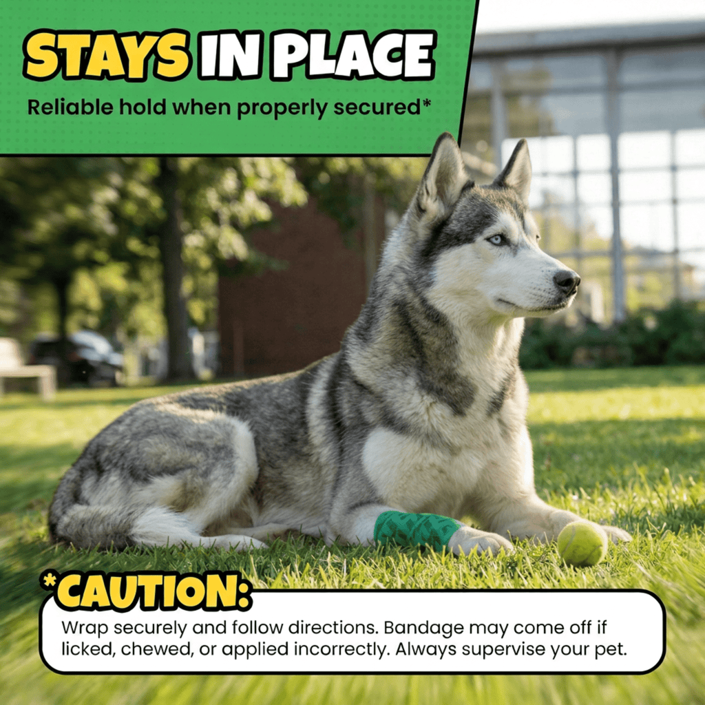 Oops Wraps™ Non - Stick Wrap for Dogs - PhishStones Products